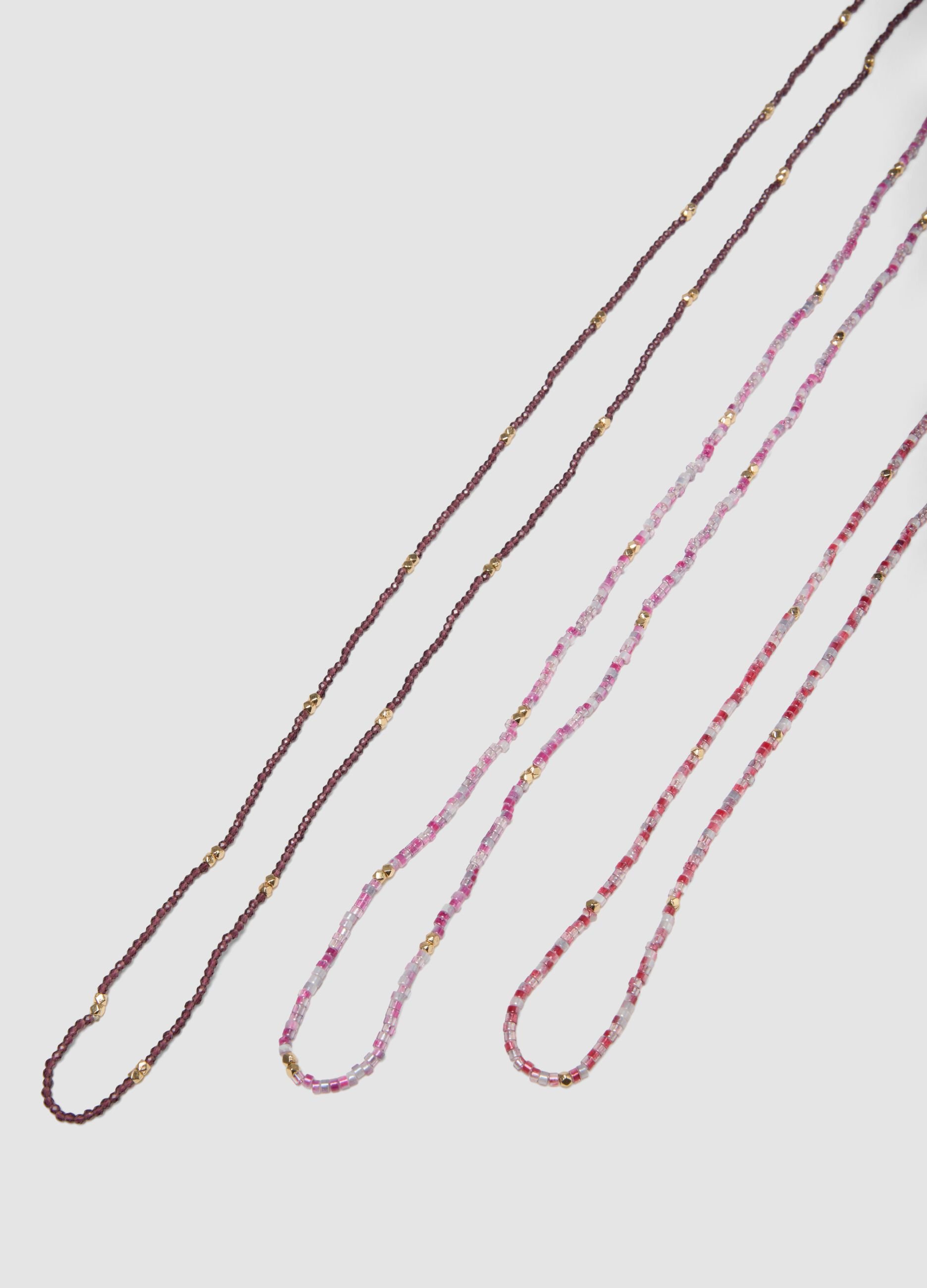 Multicolour beaded necklace