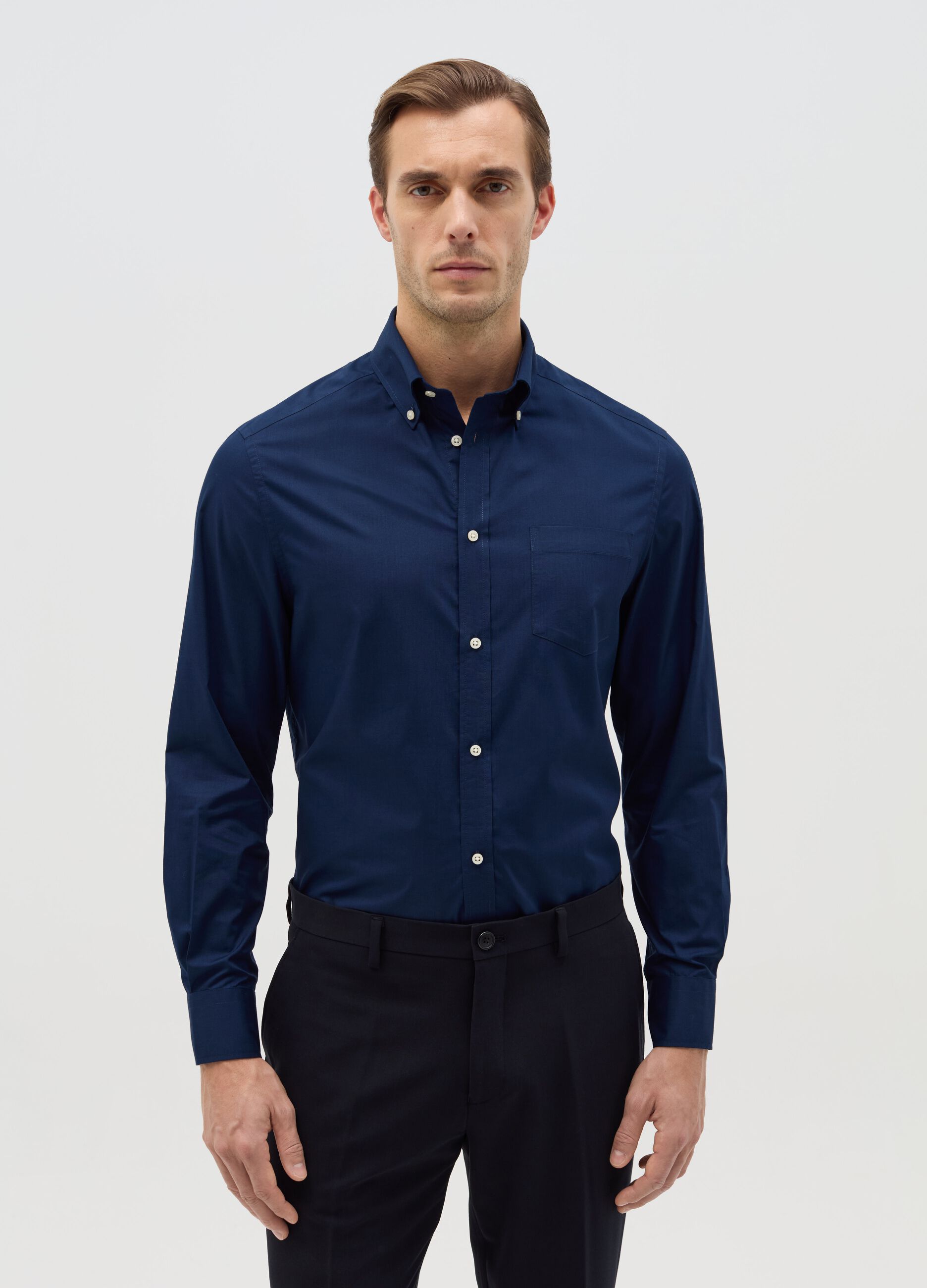 Camicia regular fit easy iron button-down