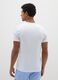 Pack of two white pure cotton T-shirts, regular fit_2