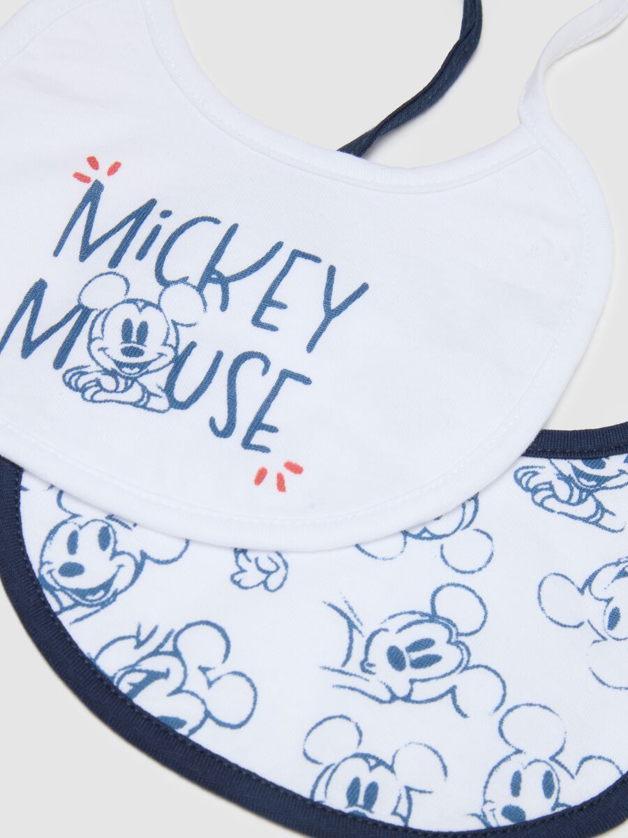 Two-pack multicolour pure cotton baby bibs with Disney embroidery_1