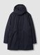 Giaccone imbottito blu con cappuccio regular fit idrorepellente_0