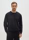 Black pure cotton sweatshirt regular fit_0