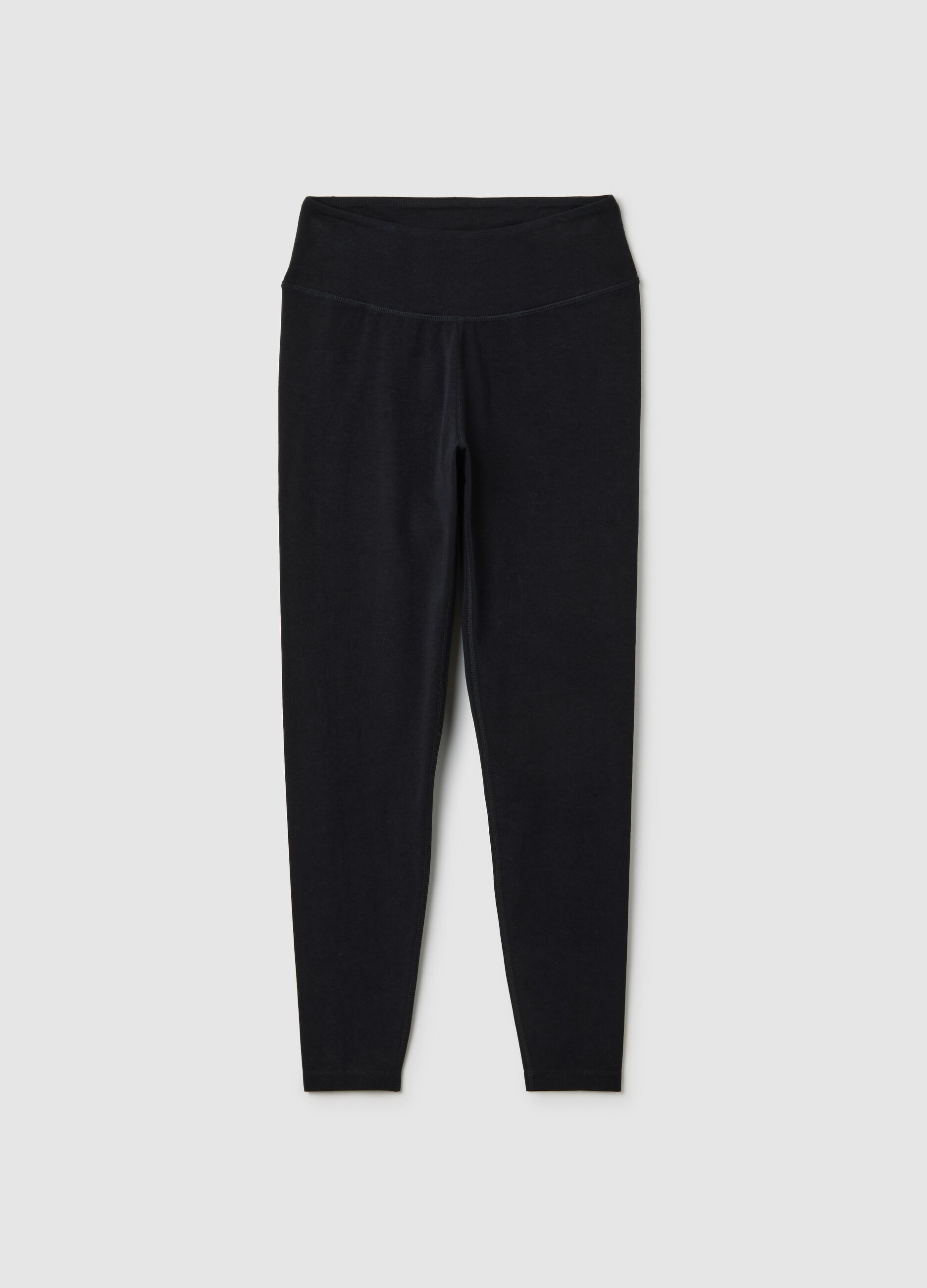 High-waisted stretch cotton blend leggings ALTAVIA STUDIO