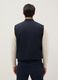 Blue regular fit gilet with full zip_2