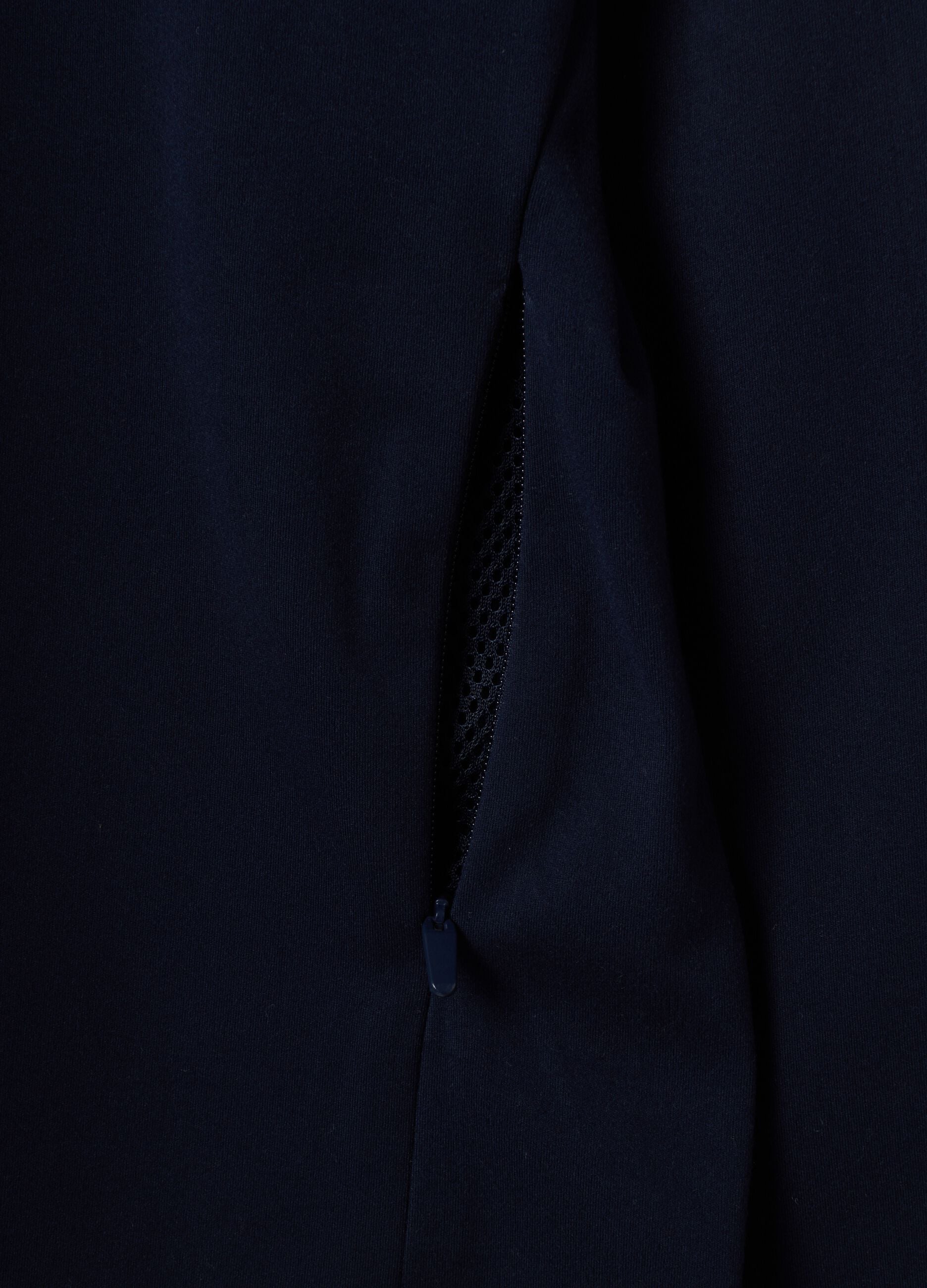 Full-zip blu fitted in tessuto elasticizzato ALTAVIA STUDIO