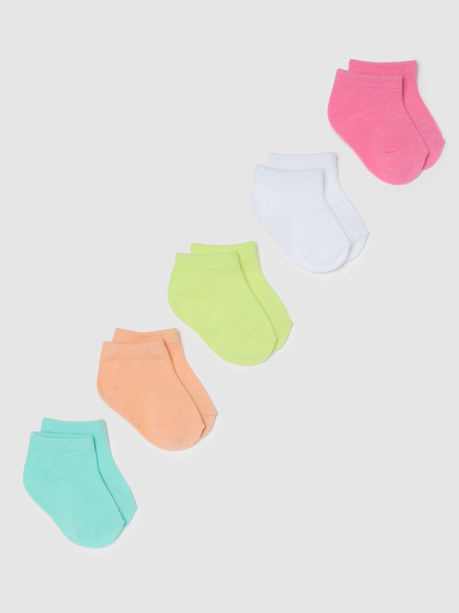 Five-pair pack multicoloured stretch socks_0