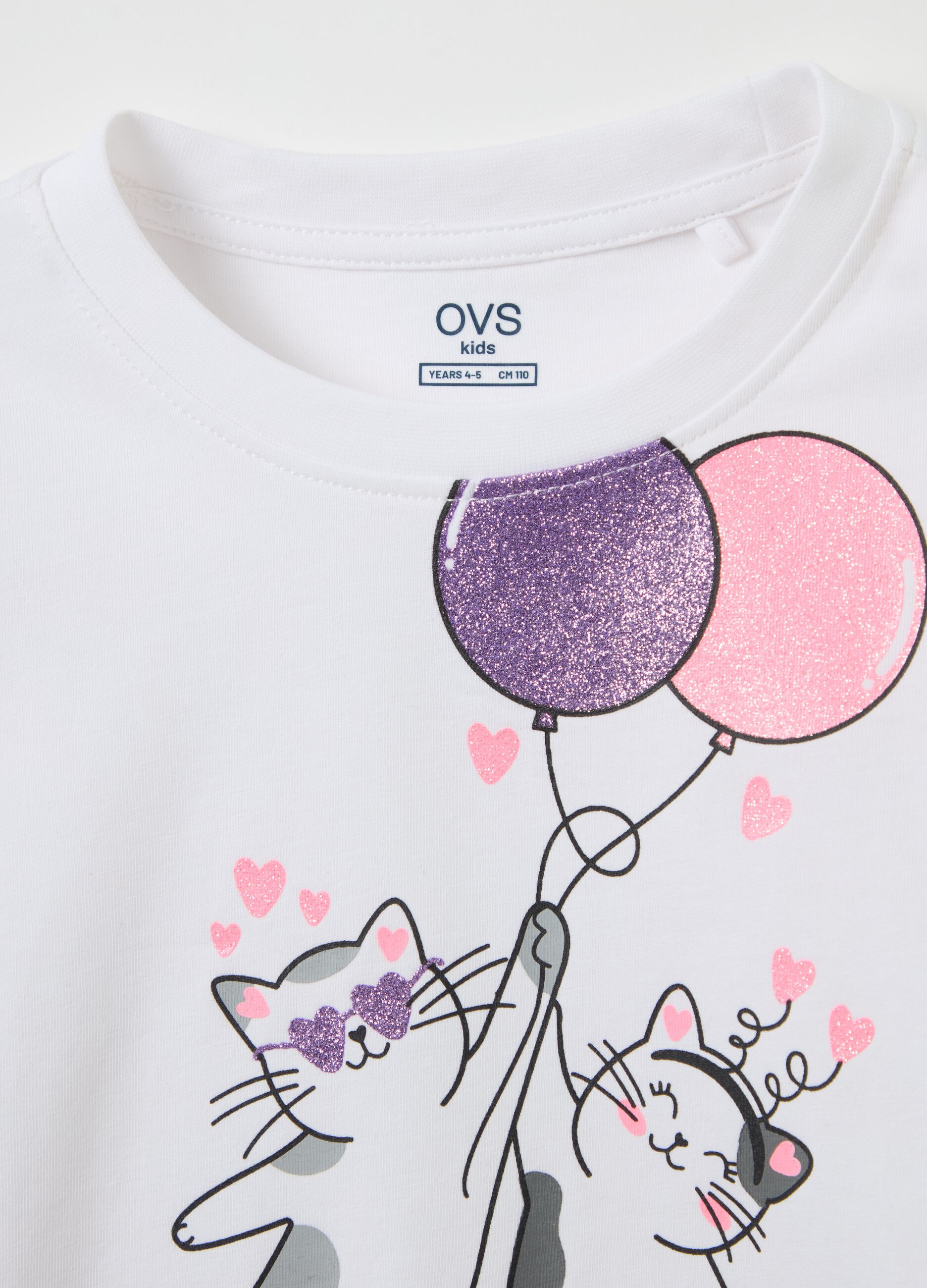 Two-pack long-sleeved T-shirt with print