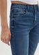 Blue Stretch Cotton Flare Jeans_3