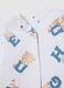 Infant's white pure cotton overall_3
