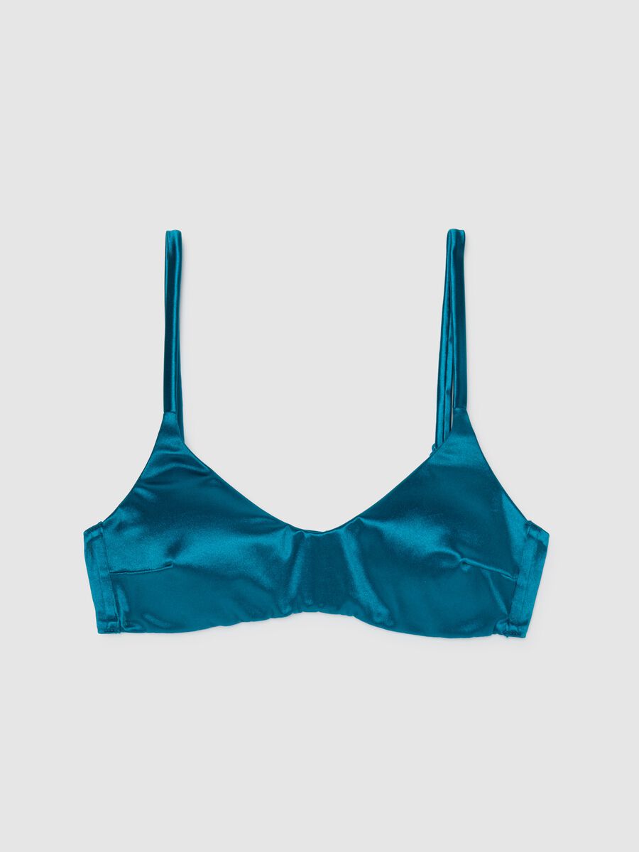 Women's bikini in stretchy light blue fabric_4