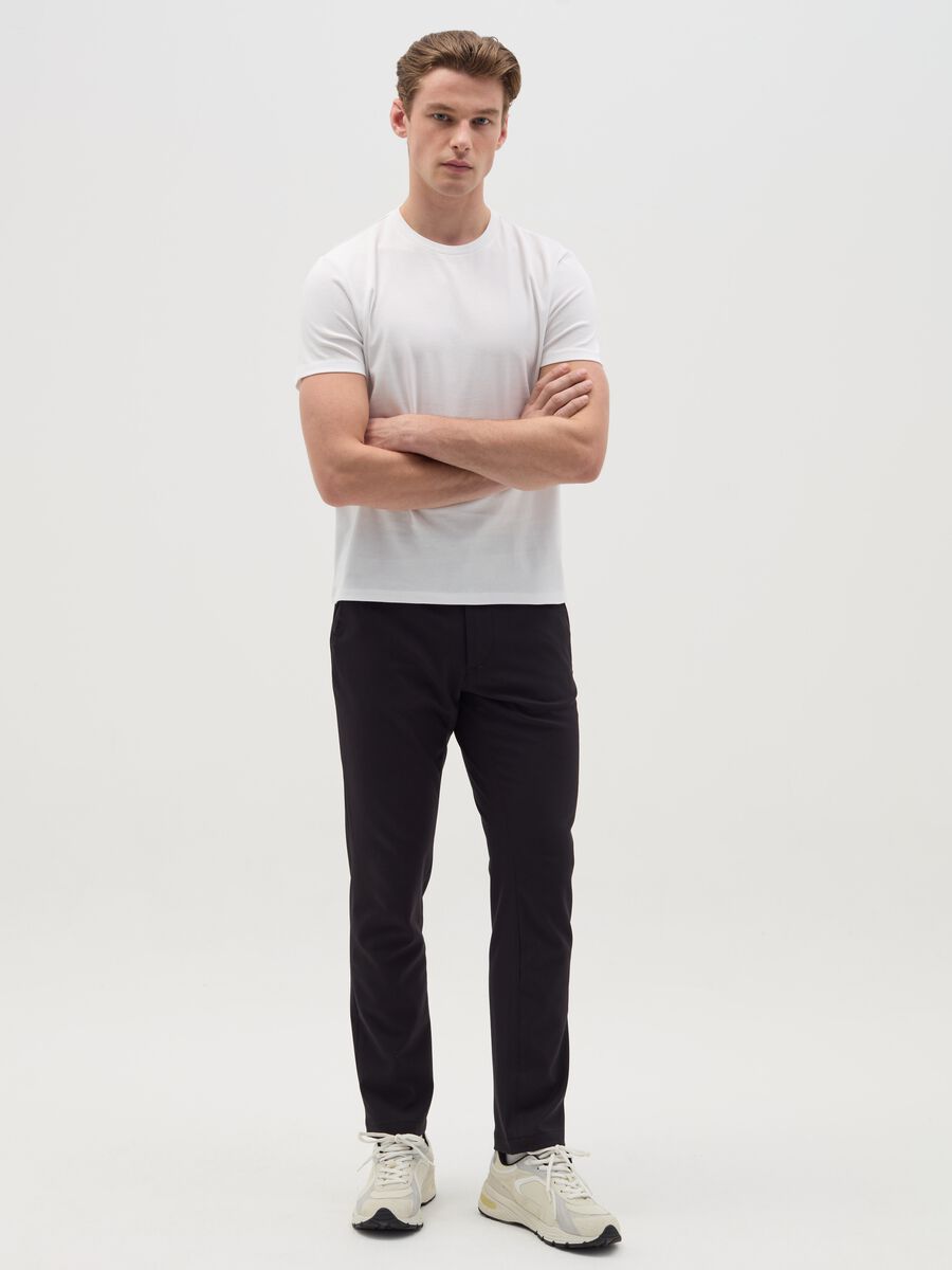 Jogger trousers with drawstring inside_0