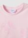Girls' Pink Pure Cotton T-shirt with Butterflies, Regular Fit_2