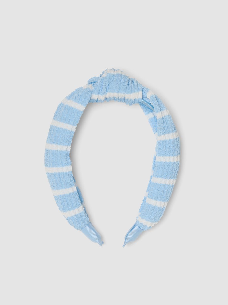 Cerchietto per capelli a righe multicolor_0
