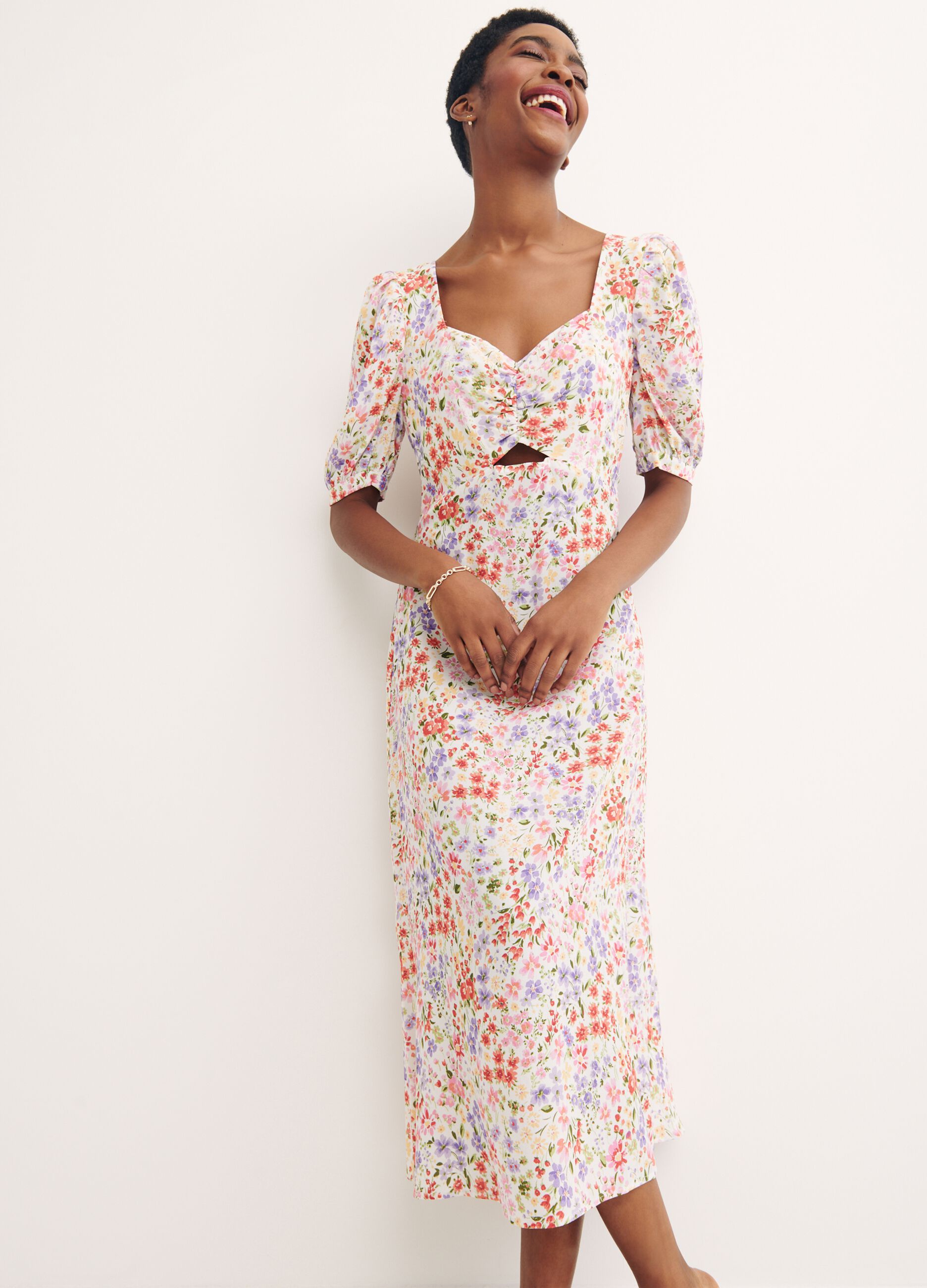Abito midi con dettaglio cut out Nobody's Child_2