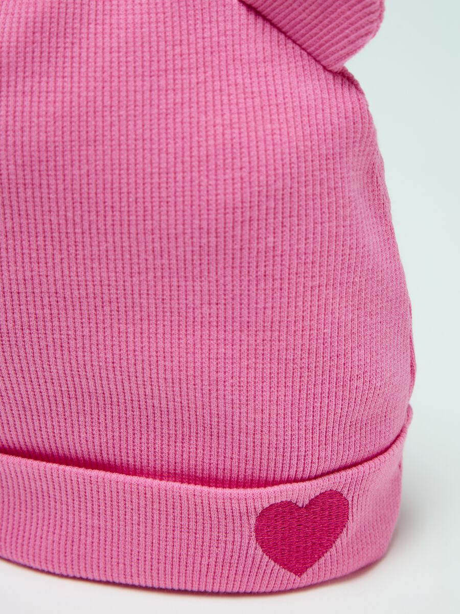 Organic cotton hat with ears_2