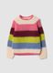 Multicolour striped crew-neck jumper, regular fit_0