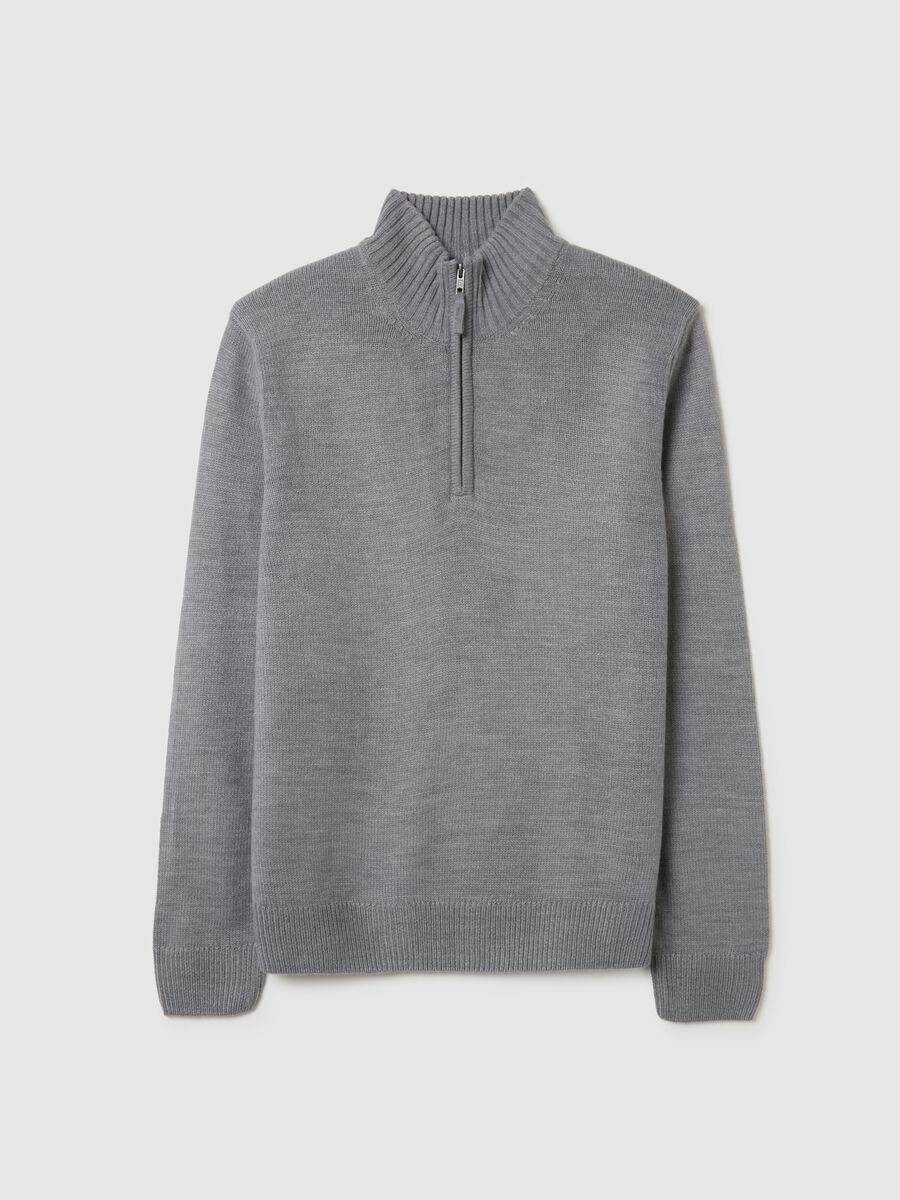 Grey Regular Fit Jumper_4