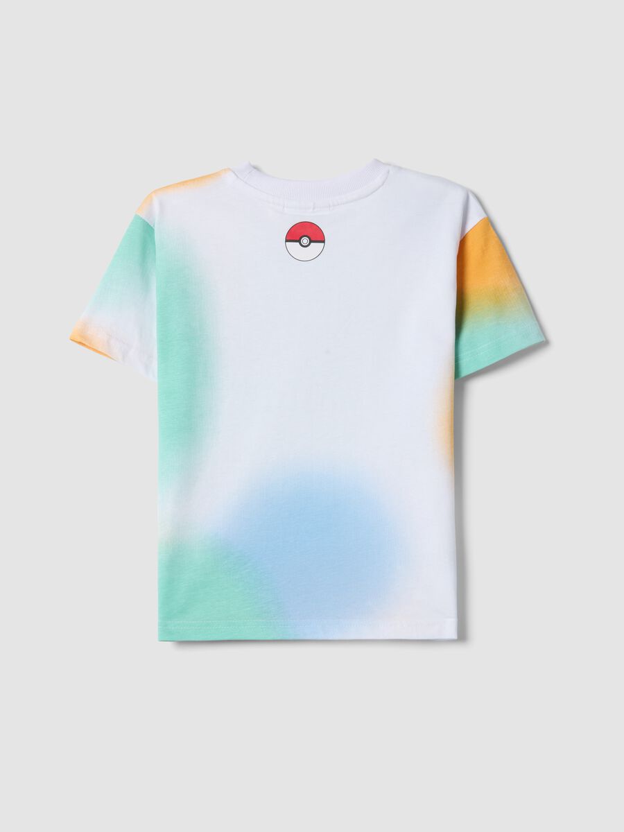 Multicolour pure cotton kids' T-shirt with Pok&eacute;mon, regular fit_1