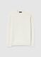 White pure wool sweater regular fit_4