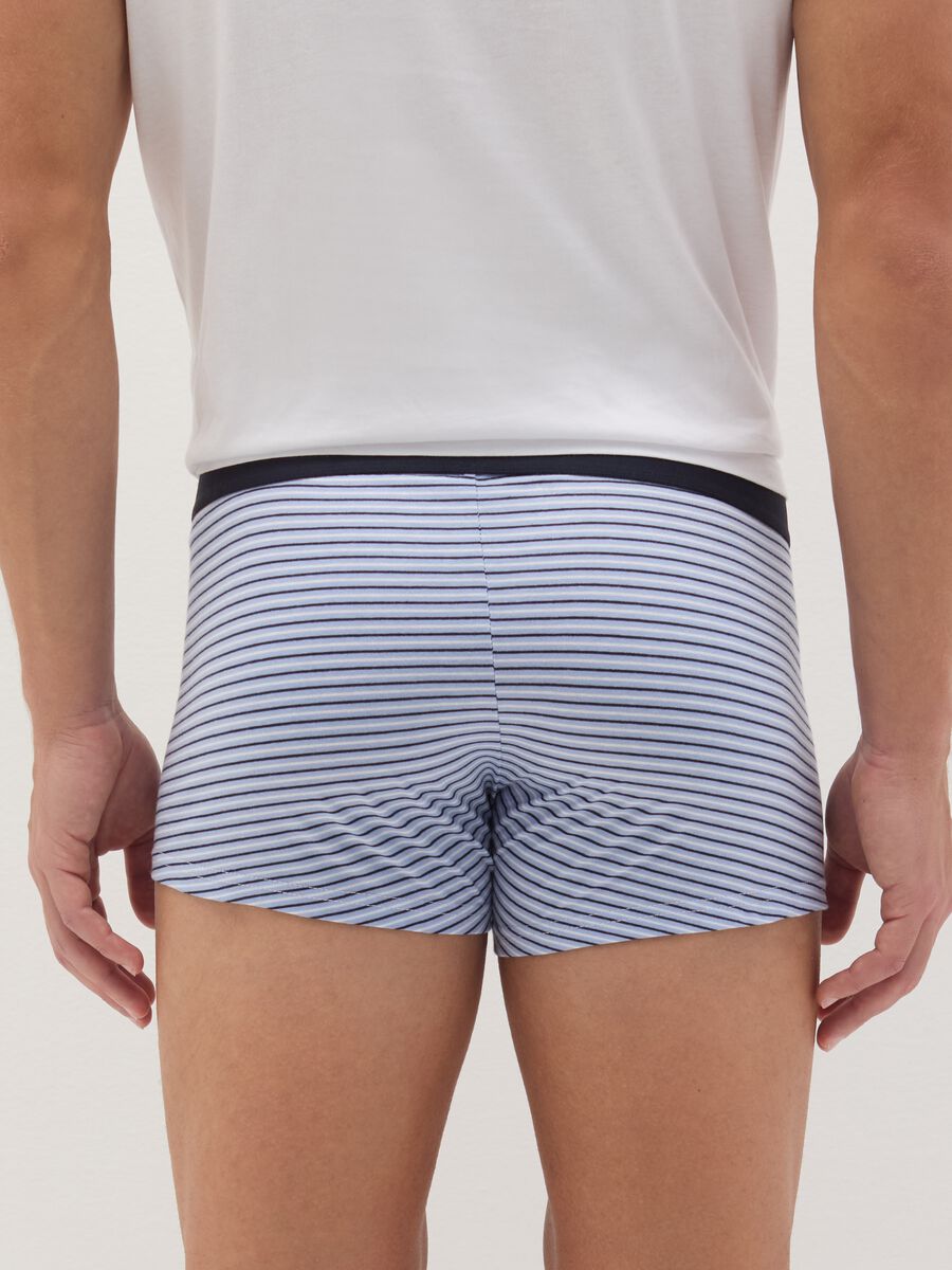 Set cinque boxer in cotone a righe _3