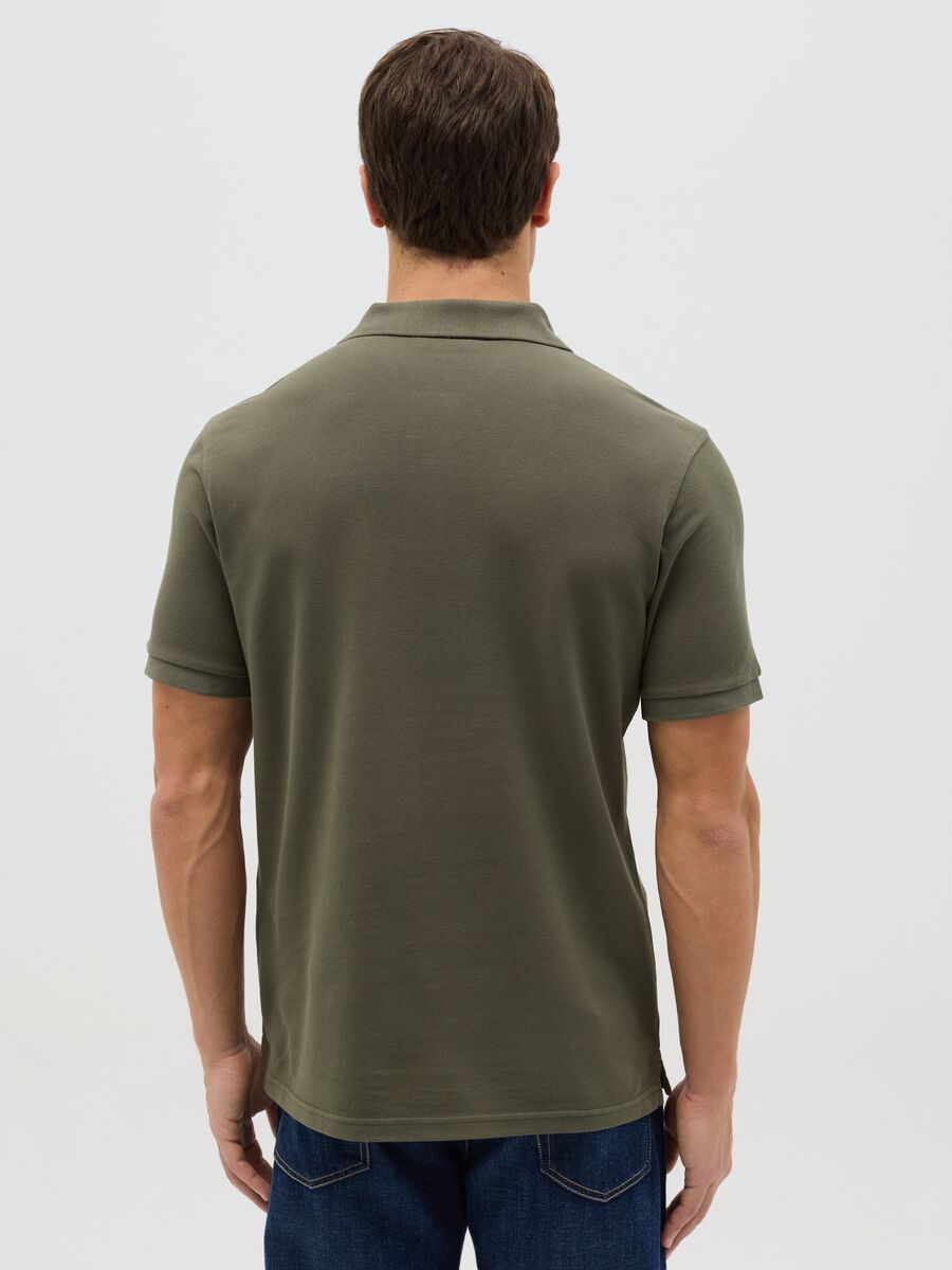 100% cotton piqué polo shirt_2
