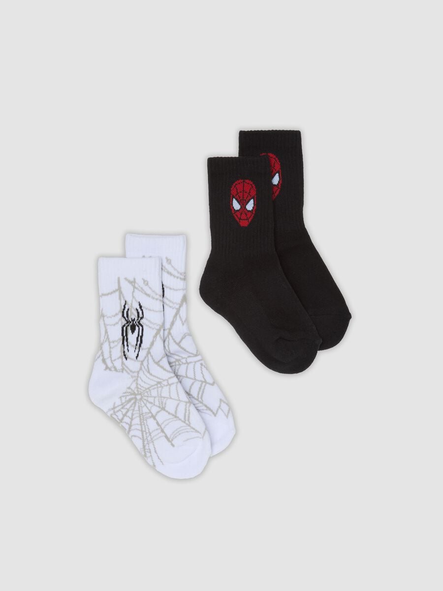 2-pack of MARVEL Spider-Man organic stretch cotton ankle socks_0