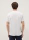White pure cotton T-shirt with print, regular fit_3