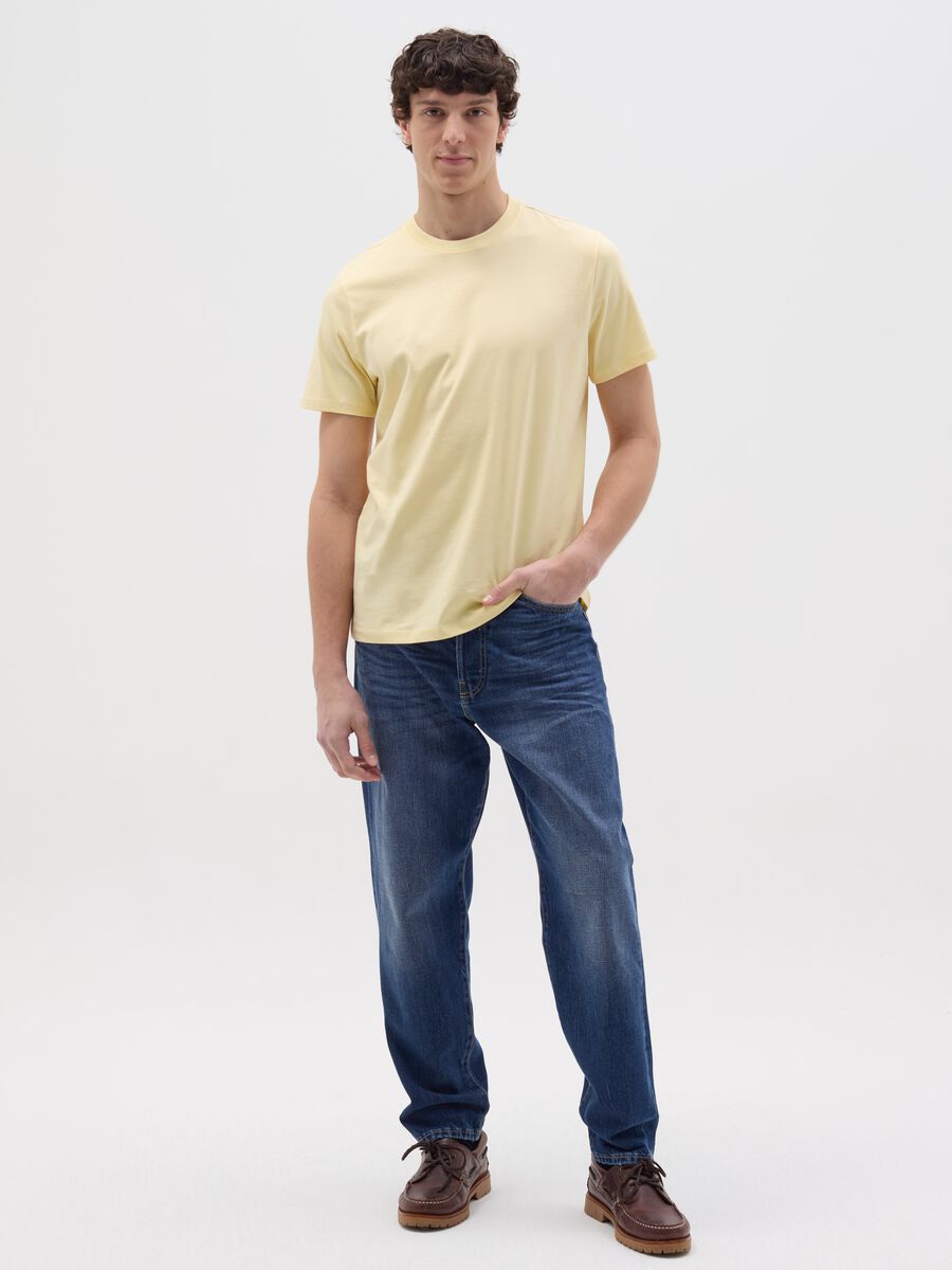 Organic cotton T-shirt with round neck_1