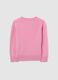 Girls' Pink Pullover in Pure Wool_4