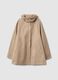 Beige Cotton Blend Oversize Fit Jacket_4