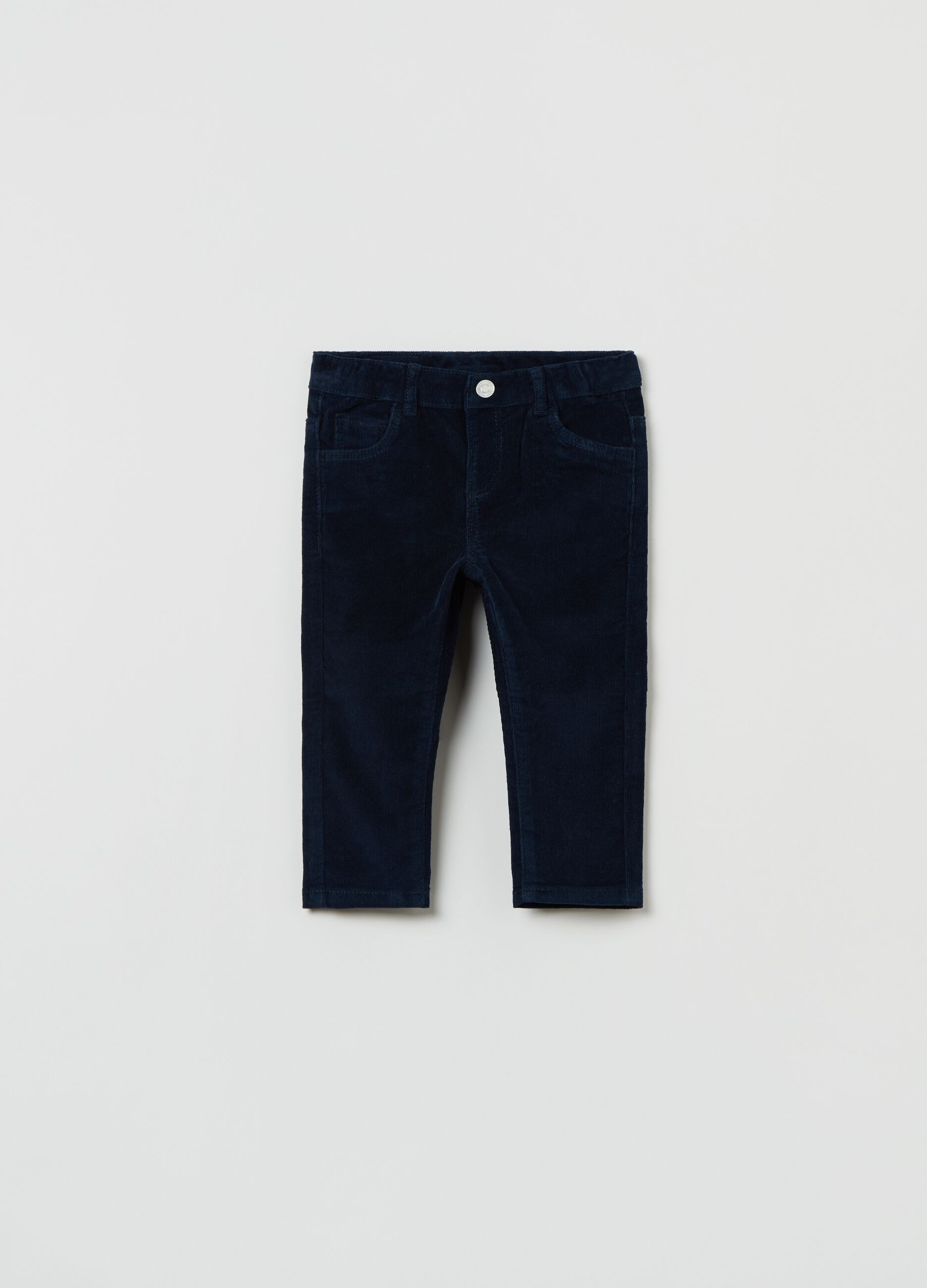 Pantaloni in corduroy cinque tasche_0
