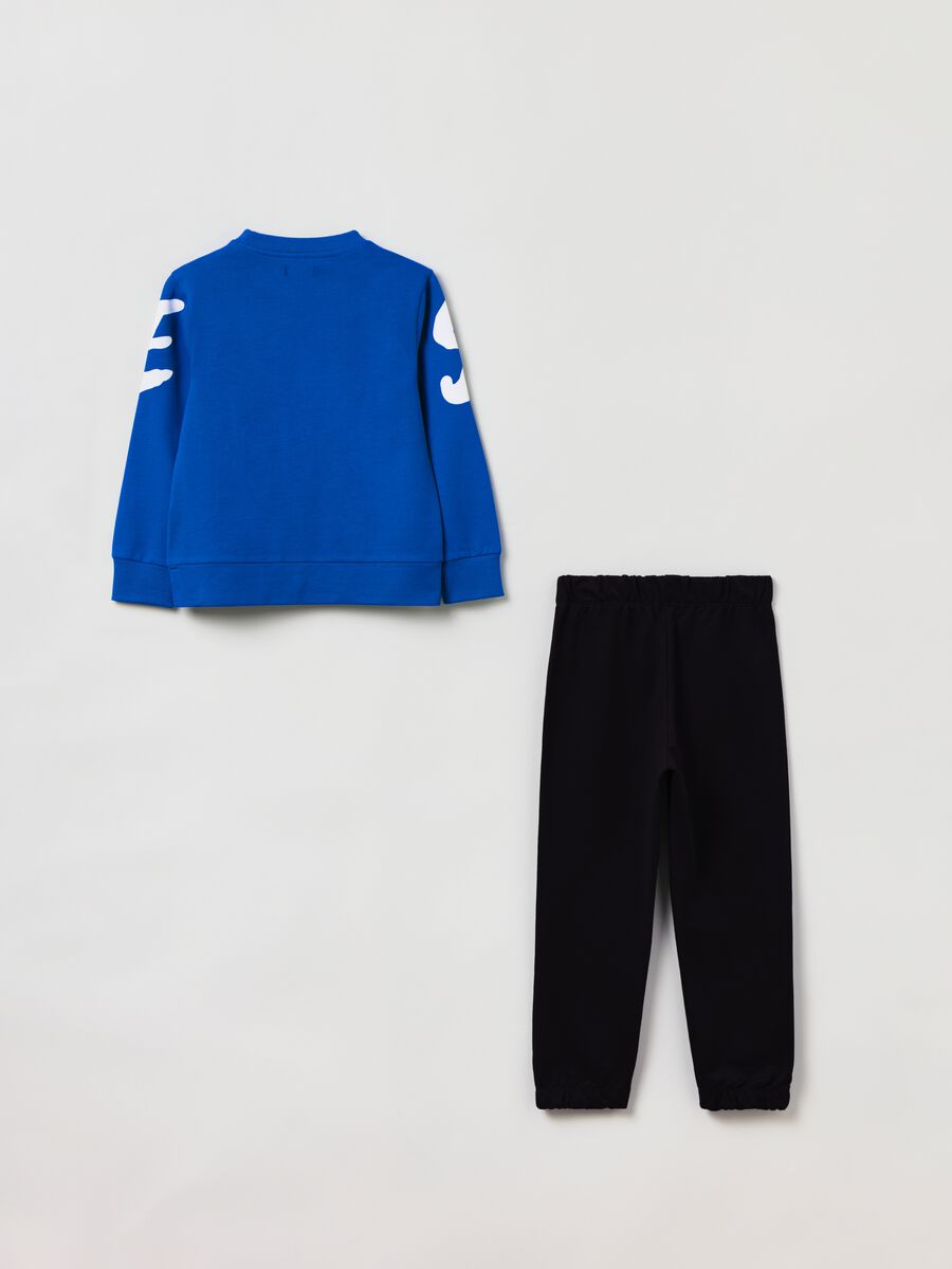 Jogging set in French Terry con stampa _1