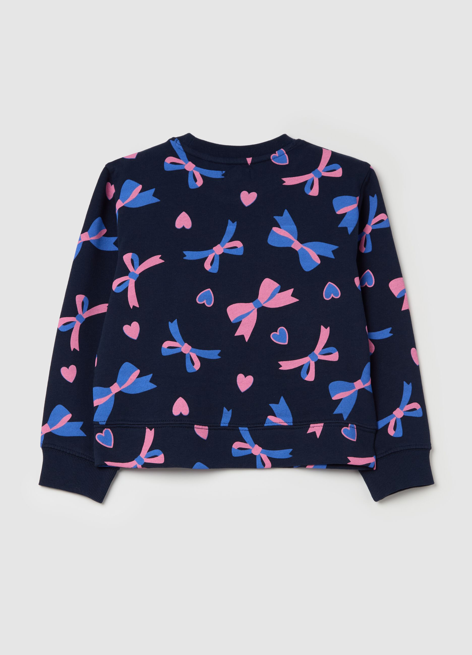 French terry sweatshirt with print