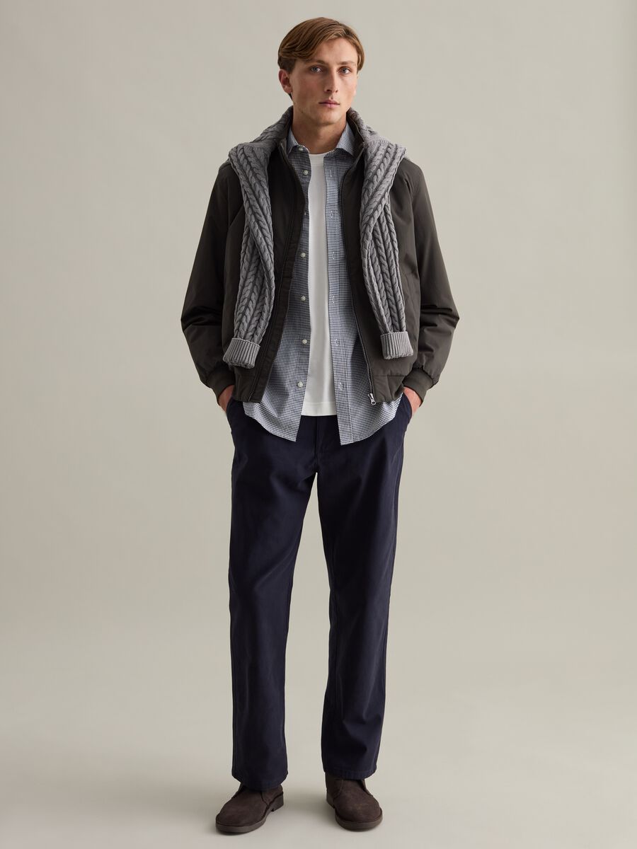 Full-zip bomber jacket with high neck_1