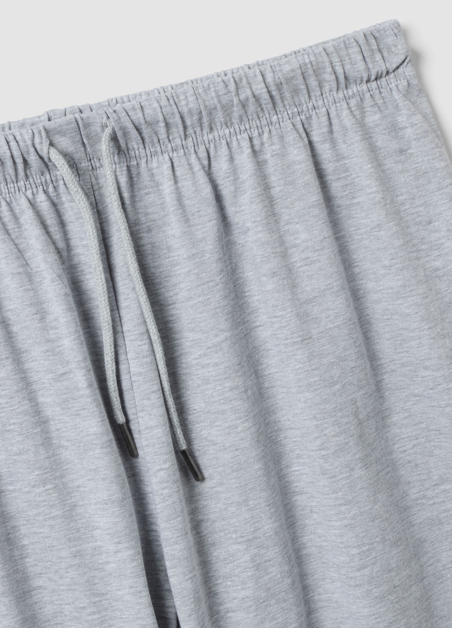 2-pack of multicolour organic cotton pyjama shorts