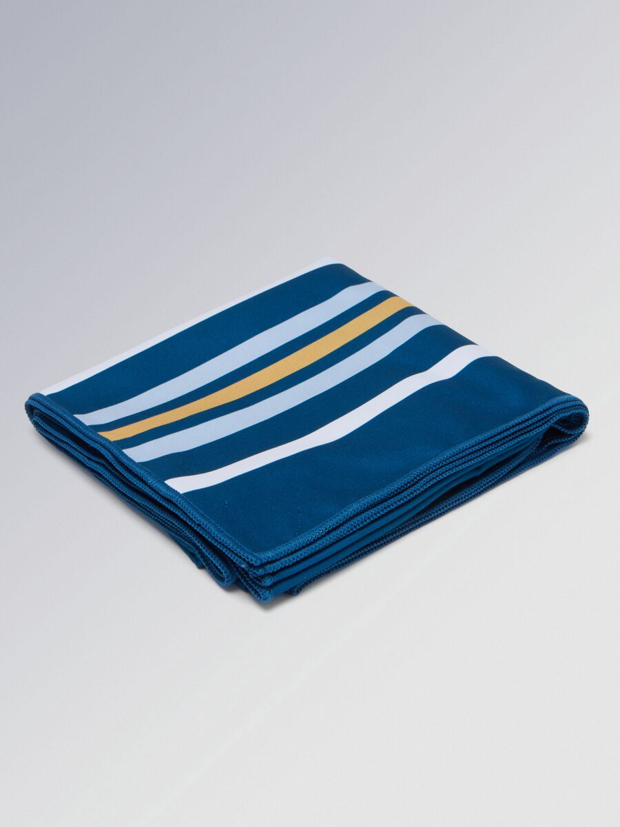 Telo mare ALTAVIA SAILING blu a righe in microfibra_1