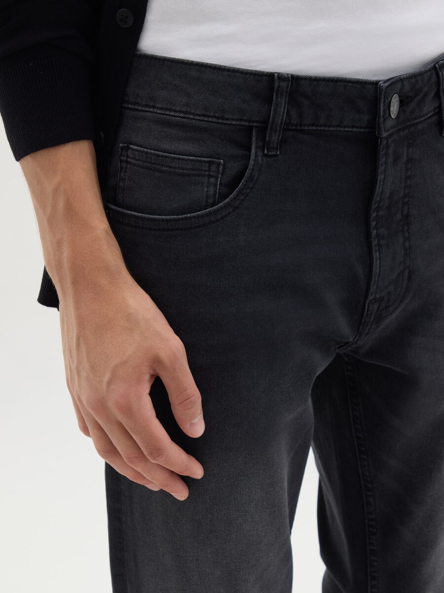 Grey Denim Skinny Fit Jeans_2