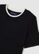 Regular Fit Black T-shirt_5