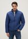 Giacca imbottita blu regular fit con zip_1