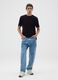 Black pure cotton relaxed fit T-shirt_1