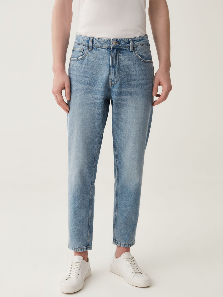Jeans relaxed fit cinque tasche_1