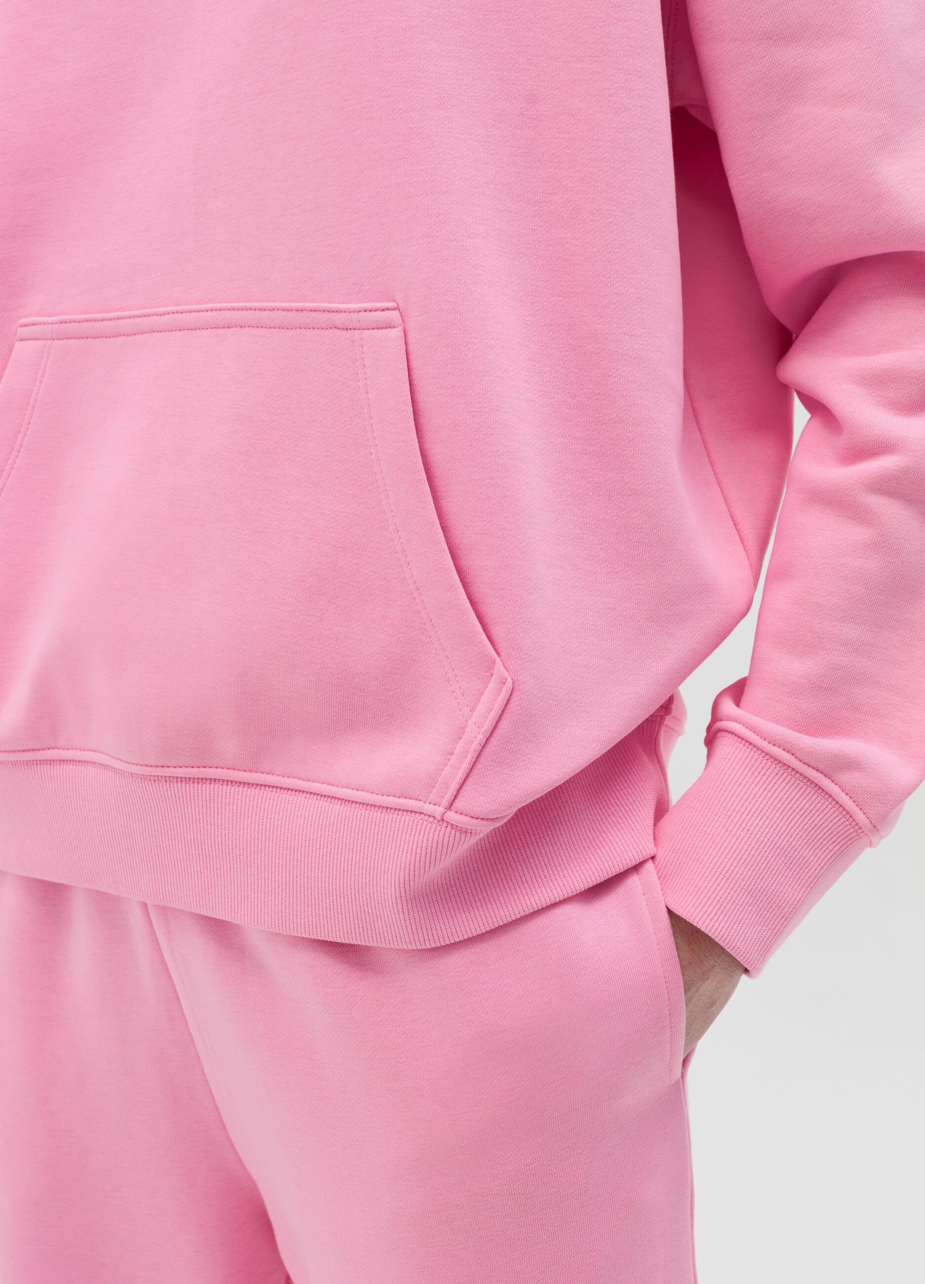 French terry sweatshirt with hood