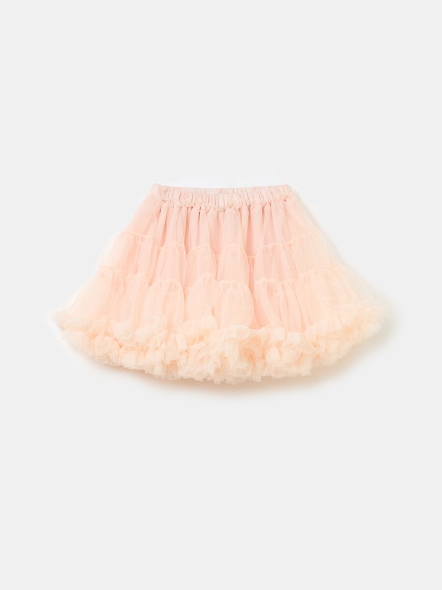 Flounced tulle skirt_0