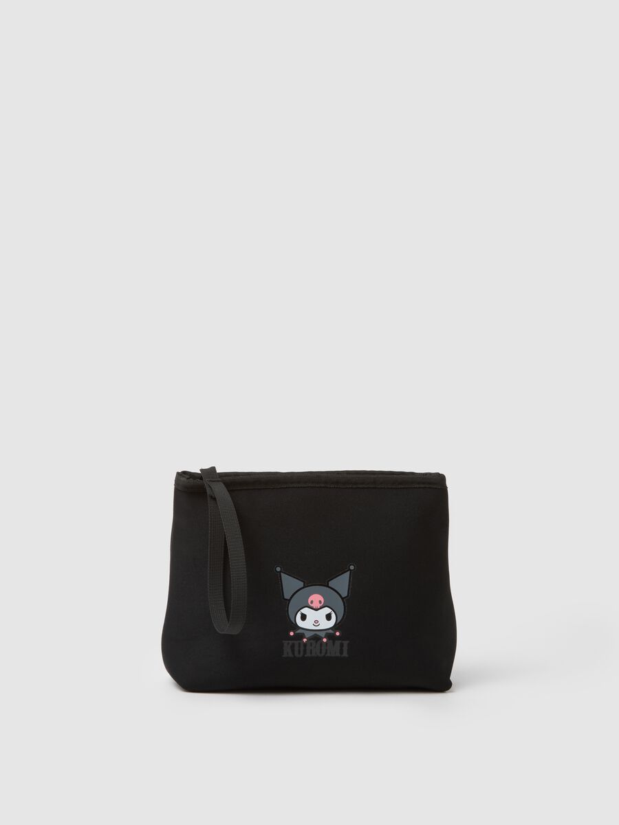 Girls' black pouch with Kuromi design_0