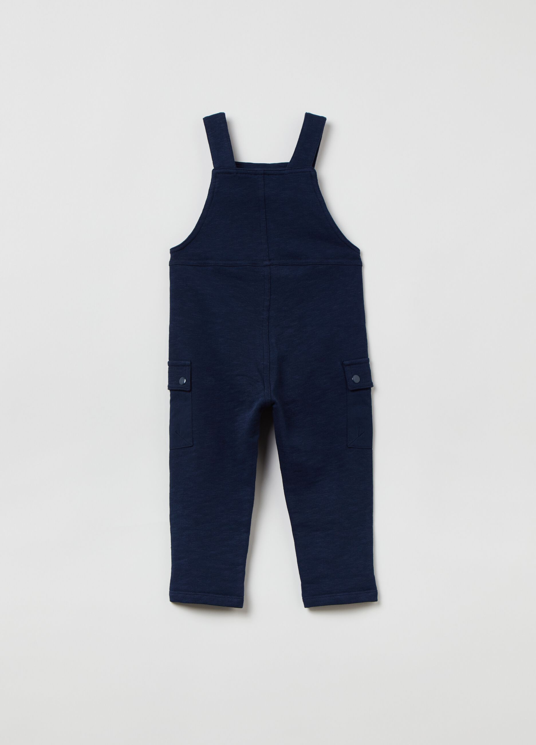 French terry dungarees