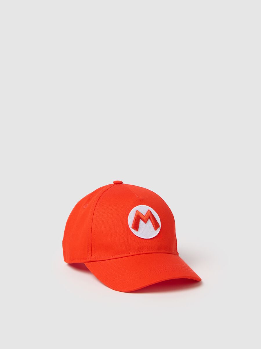 Super Mario Red Cotton Cap for Kids_0