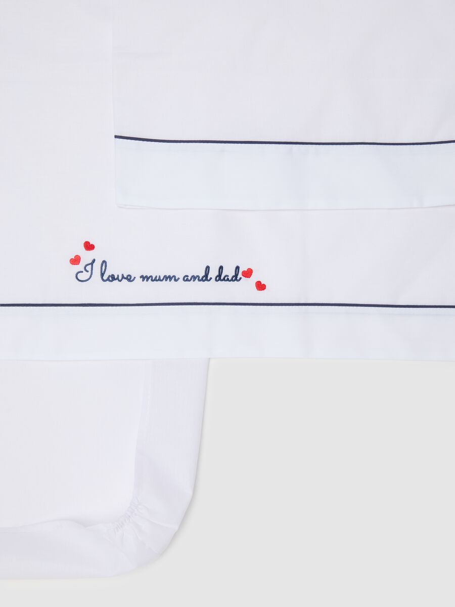 White cotton baby sheet_1