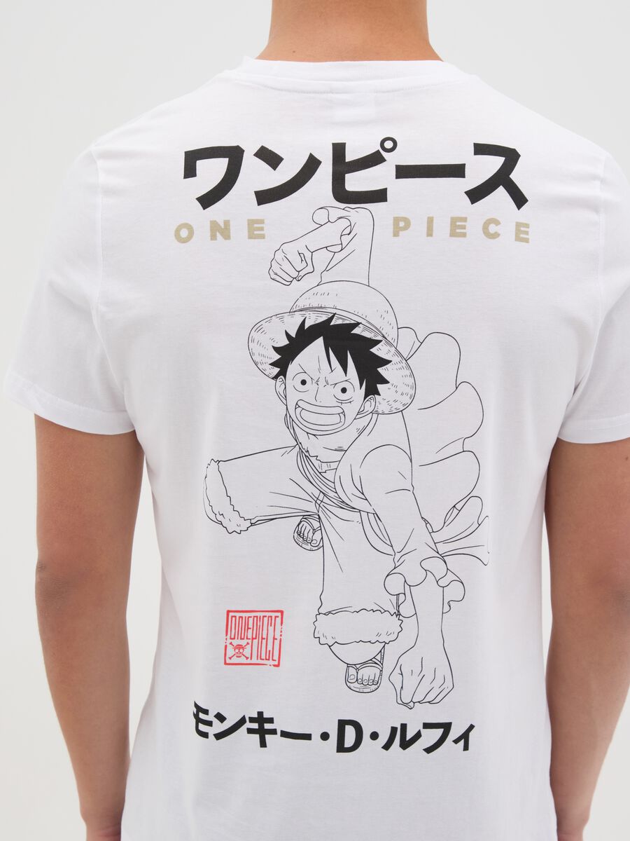 Men's white pure cotton regular fit T-shirt_2