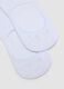 Three-pack of white invisible organic cotton socks_2