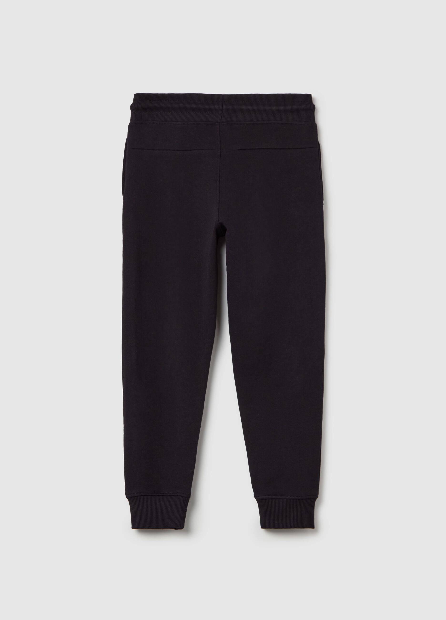Joggers with drawstring and "Go Spidey!!" print
